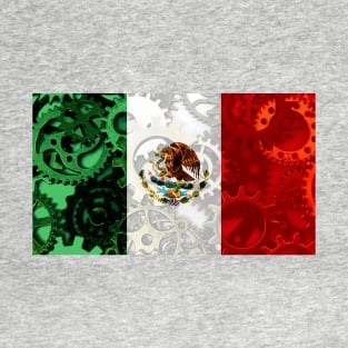 Flag of Mexico - Gears T-Shirt